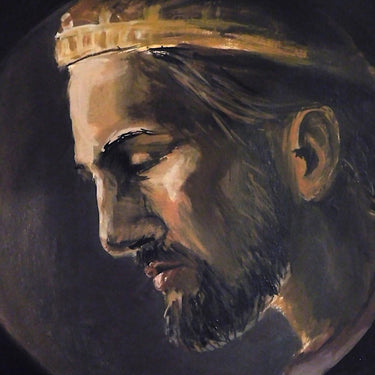 The King in Exile II - Original Acrylic Painting
